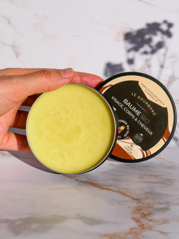 Baume Naturel BIO "Le Gourmand" - Soin Nourrissant Multi-Usages pour Peaux Normales à Sèches - L'Orée du Sud – Image 2