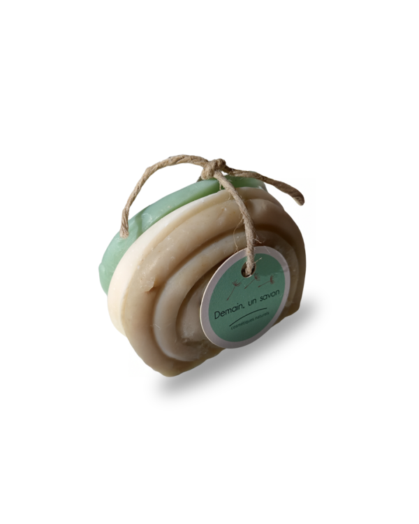 Chutes de Savons avec Filet Sauve-Savon - Écologique, Économique et Zéro Déchet - Demain, un savon