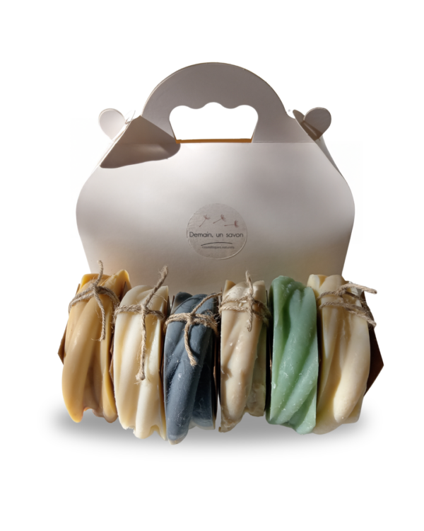 Coffret de 6 Savons à Froid - Artisanal, Naturel et Écoresponsable - Demain, un savon