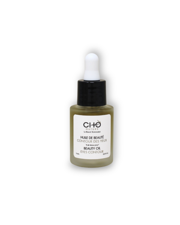 Huile de Beauté Contour des Yeux - Soin Naturel Anti-Cernes, Anti-Poches et Anti-Rides - CHO Nature