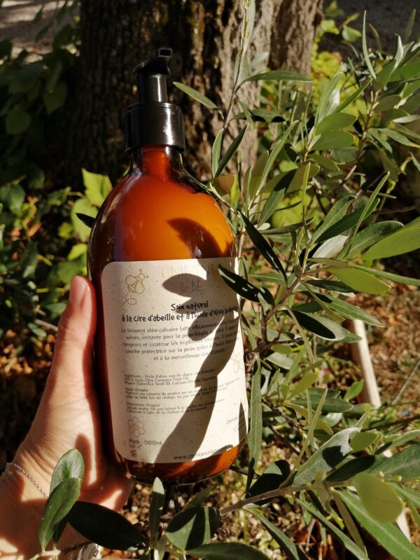 Liniment Oléo-Calcaire - Soin Naturel pour Bébé en Flacon Verre Rechargeable - Demain, un savon – Image 3
