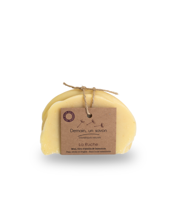 Savon RUCHE – Douceur et nutrition au miel & cire d’abeille - Demain Un Savon