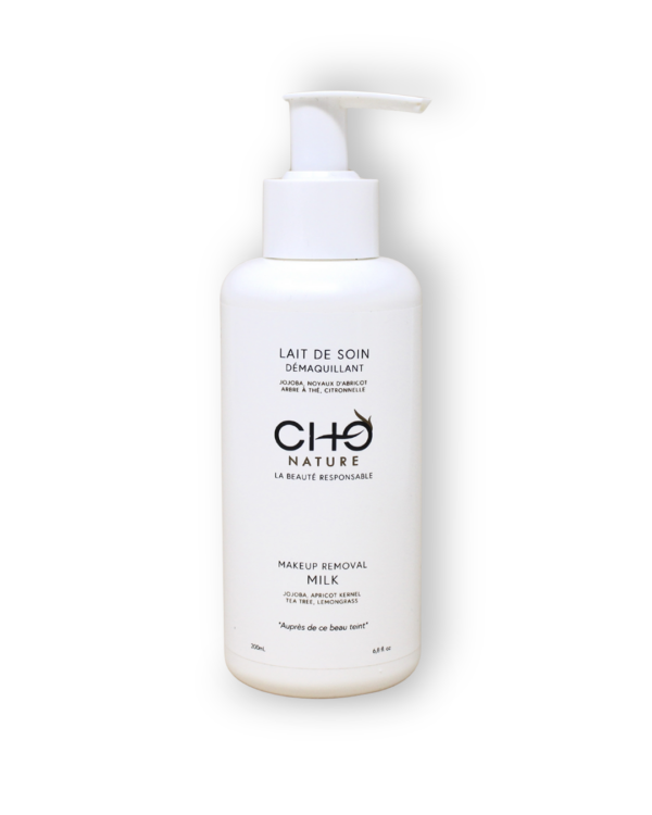 Lait de Soin Démaquillant - Démaquillage Doux et Hydratant - CHO Nature