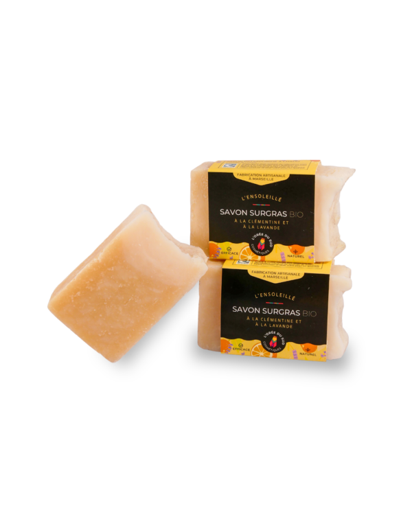 Savon L'Ensoleillé - Savon Surgras Bio pour Peaux Normales à Sèches - L'Orée du Sud
