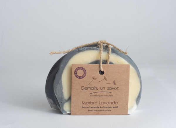 Savon Marbré Lavande – Douceur et relaxation à l’huile essentielle de lavande - Demain Un Savon – Image 3