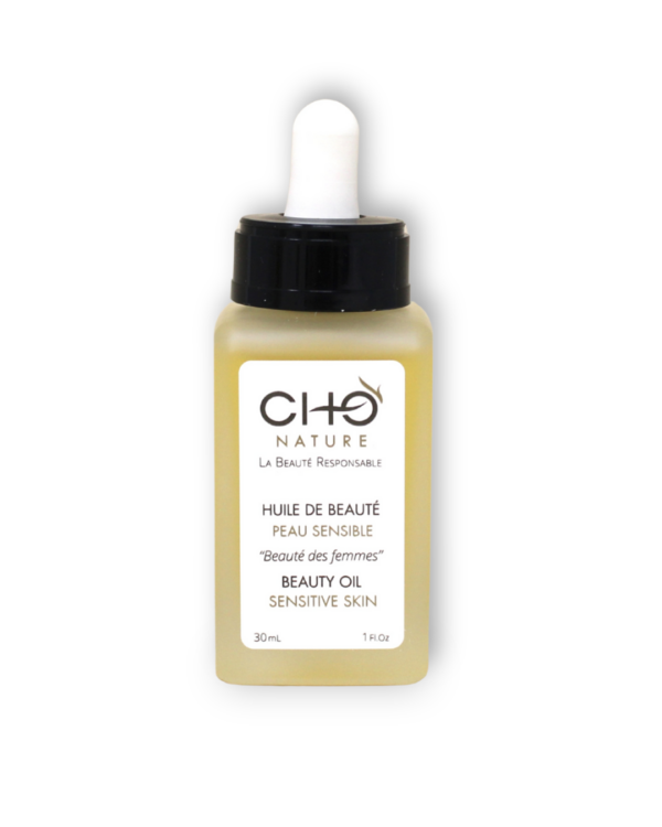 Huile de Beauté Peau Sensible - Soin Apaisant et Protecteur - CHO Nature