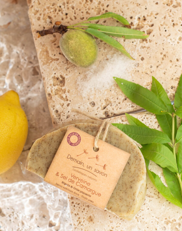 Savon Verveine & Sel de Camargue - Fraîcheur Citronnée et Douceur Minérale - Demain, un savon – Image 2