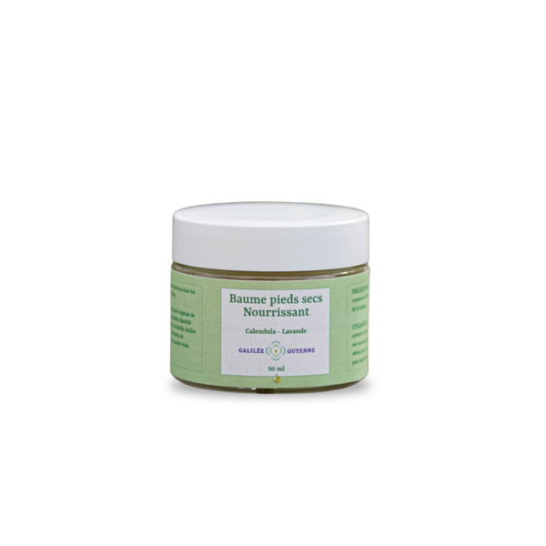 Baume Nourrissant Pieds Secs – Galilée Guyenne | Soin réparateur naturel pour des pieds doux et régénérés