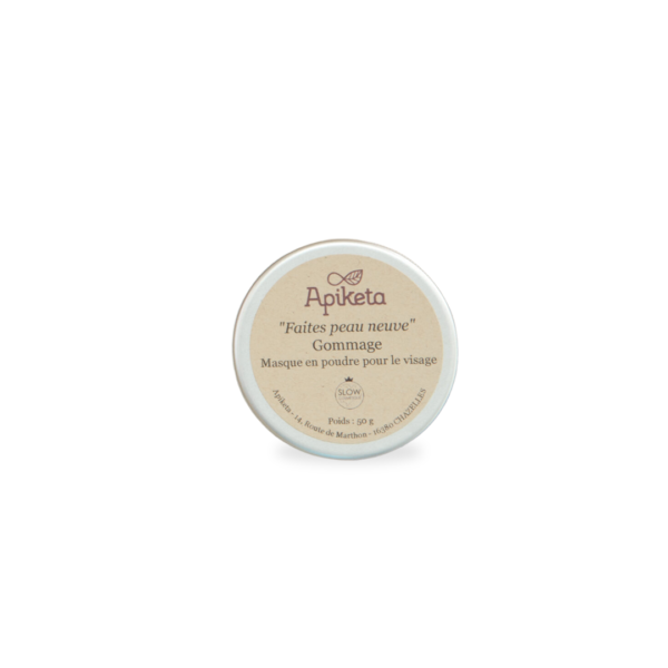 Masque "Faites peau neuve" – Apiketa | Gommage doux pour un teint éclatant