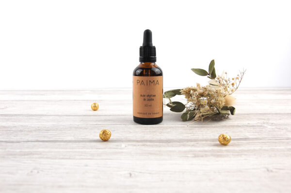 Huile Végétale de Jojoba – Païma | Soin Équilibrant pour Visage, Cheveux et Démaquillage – Image 2