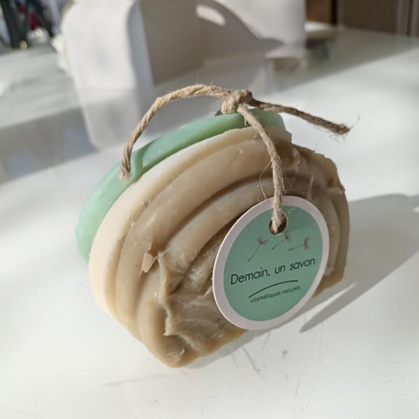 Chutes de Savons avec Filet Sauve-Savon - Écologique, Économique et Zéro Déchet - Demain, un savon – Image 2