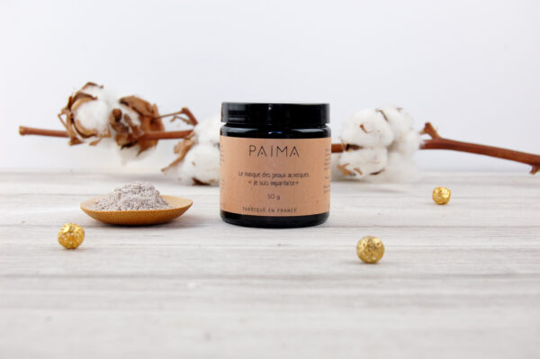Masque Visage Peau Acnéique – Païma | Soin Purifiant et Régénérant pour Peaux à Imperfections – Image 2