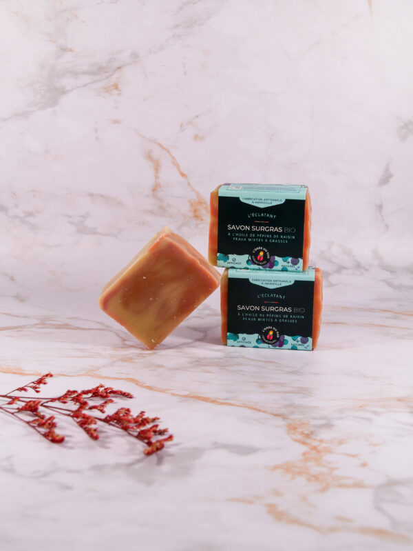 Savon surgras BIO L’Éclatant - Nettoyant Purifiant pour Peaux Mixtes à Grasses - L'Orée du Sud – Image 2