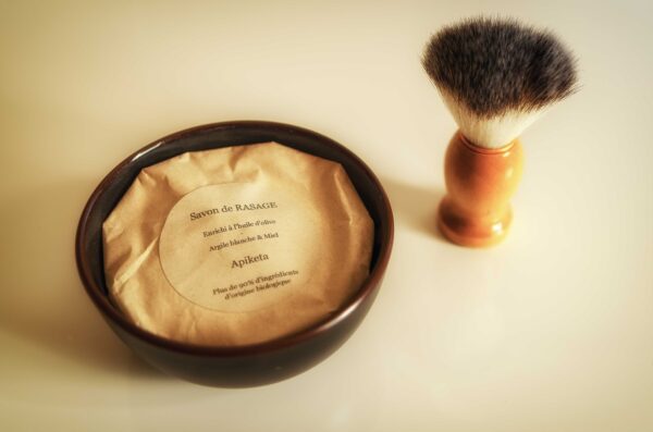 Savon de Rasage en Bol – Apiketa | Soin naturel pour un rasage tout en douceur – Image 3