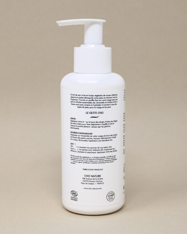 Lait de Soin Démaquillant - Démaquillage Doux et Hydratant - CHO Nature – Image 3