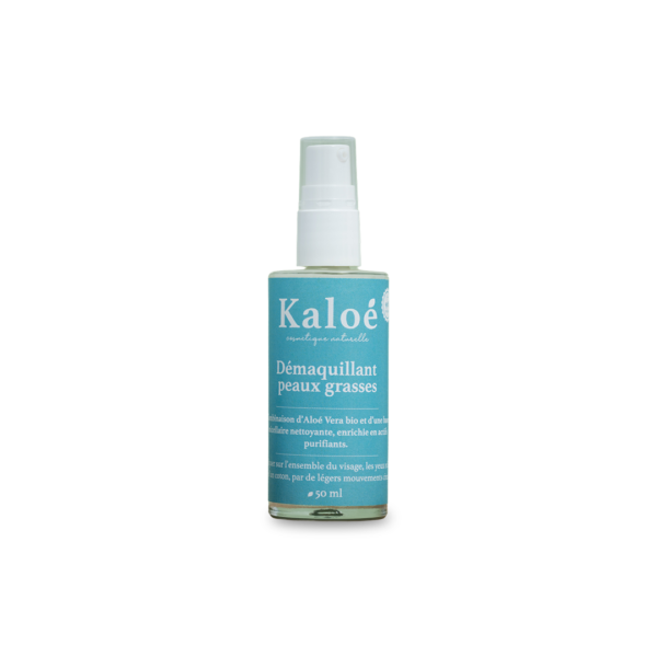 Démaquillant Peaux Grasses 100 ml – Kaloé | Nettoyant doux et purifiant pour un teint frais et équilibré