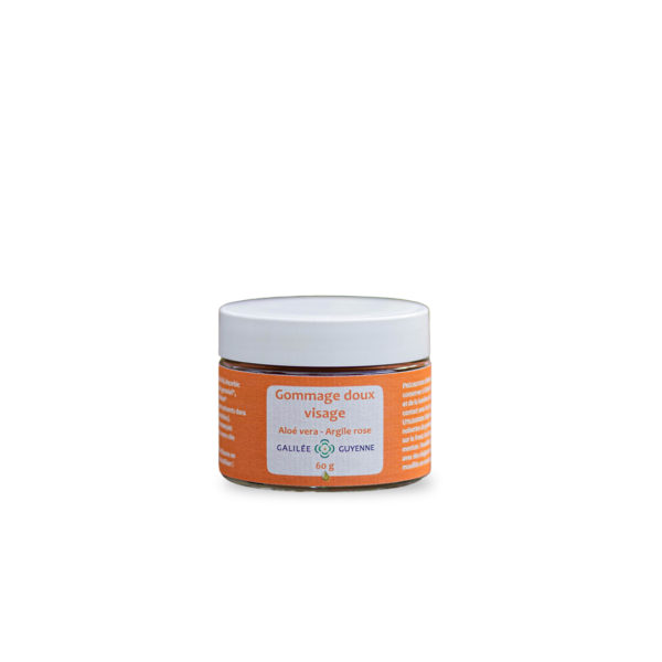 Gommage Doux Visage – Galilée Guyenne | Exfoliation naturelle et masque purifiant pour une peau éclatante
