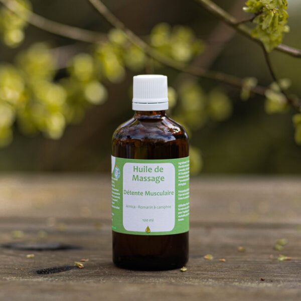 Huile de Massage Détente Musculaire – Galilée Guyenne | Soin naturel pour apaiser les tensions et favoriser la récupération – Image 2