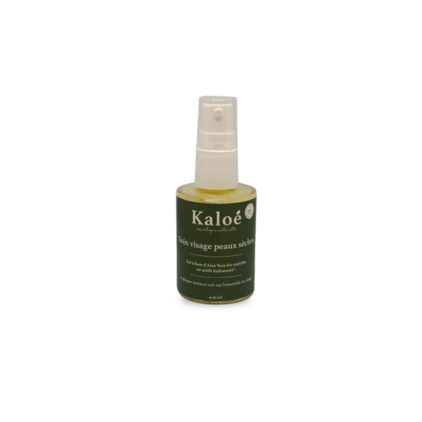 Soin Visage Peaux Sèches 30 ml – Kaloé | Hydratation intense et confort durable