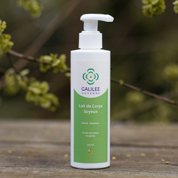 Lait de Corps Soyeux – Galilée Guyenne | Hydratation naturelle et parfum floral pour une peau douce et soyeuse – Image 2