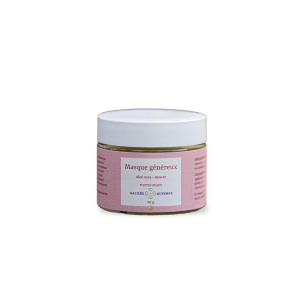 Masque Généreux – Galilée Guyenne | Soin hydratant, nourrissant et régénérant pour une peau éclatante