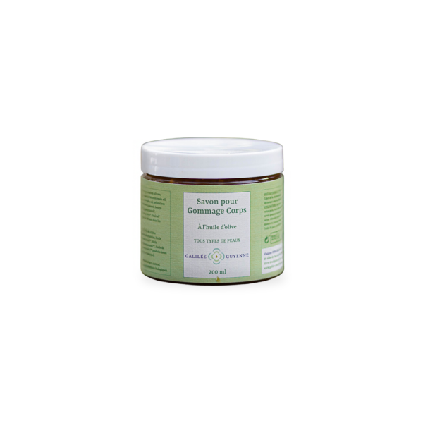 Savon pour Gommage Corps – Galilée Guyenne | Exfoliation douce et naturelle pour une peau lisse et hydratée