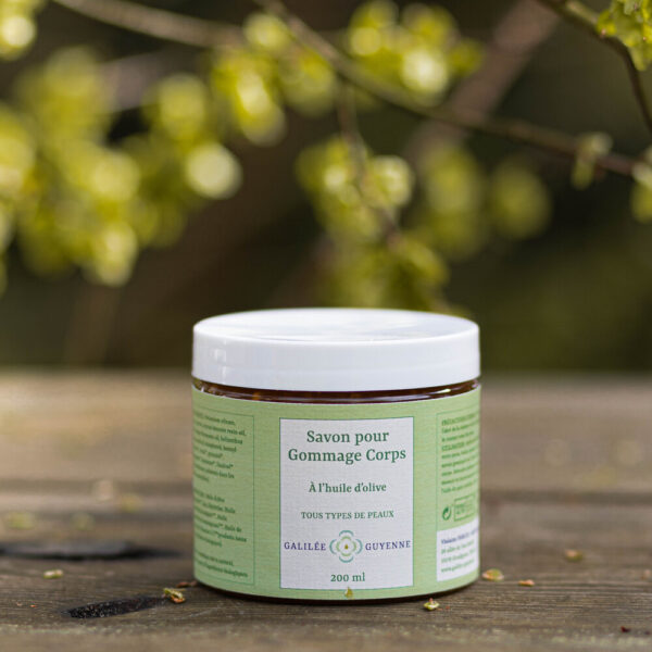 Savon pour Gommage Corps – Galilée Guyenne | Exfoliation douce et naturelle pour une peau lisse et hydratée – Image 2