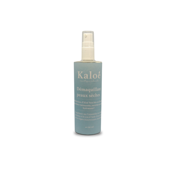 Démaquillant Peaux Sèches 100 ml – Kaloé | Nettoyage doux et soin nourrissant